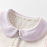 Dave&Bella Kids Girls Summer Cotton Beige Polos