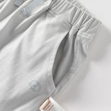 Dave&Bella Toddler Boys Summer Casual Breathable Cotton Loose Drawstring Pants