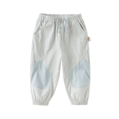 Dave&Bella Toddler Boys Summer Casual Breathable Cotton Loose Drawstring Pants