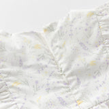 Dave&Bella Girls Summer Purple Floral Print Cotton Dress