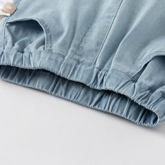 Dave&Bella Girls Summer Nine-Minute Flared Trousers Pants