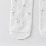 Dave&Bella Kids Girls Summer Versatile White Stretchy Lightweight Footed Tights