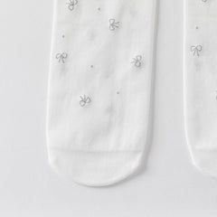 Dave&Bella Kids Girls Summer Versatile White Stretchy Lightweight Footed Tights Leggings