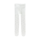 Dave&Bella Kids Girls Summer Versatile White Stretchy Lightweight Footed Tights