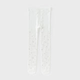 Dave&Bella Kids Girls Summer Versatile White Stretchy Lightweight Footed Tights