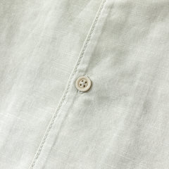 Dave&Bella Boys Summer Solid Color Linen Shirt Short Pant Set