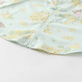 Dave&Bella Toddler Girls Summer Cute Green-floral Outdoor UV-protection Sunscreen Jacket