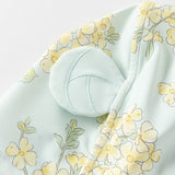 Dave&Bella Toddler Girls Summer Cute Green-floral Outdoor UV-protection Sunscreen Jacket