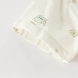 Dave&Bella Toddler Boys/Girls Grey Green/Orange Pink Indoor Comfortable Print Pajamas