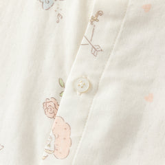 Dave&Bella Toddler Boys/Girls Grey Green/Orange Pink Indoor Comfortable Print Pajamas