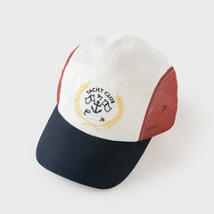 Dave&Bella Toddler Boys Casual White Breathable Baseball Caps