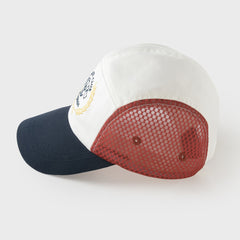 Dave&Bella Toddler Boys Casual White Breathable Baseball Caps