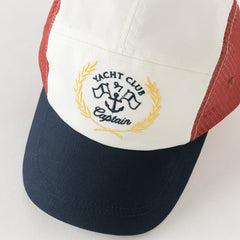 Dave&Bella Toddler Boys Casual White Breathable Baseball Caps