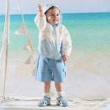Dave&Bella Toddler Boys Summer Beige Outwear Lightweight UV-protection Jackets