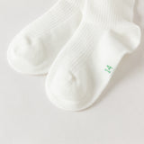Dave&Bella Summer Children Versatile White Stretchable Mid-calf Socks