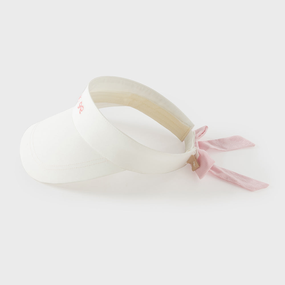Dave&Bella Summer Toddler Girls White Outdoor Sunscreen Hats