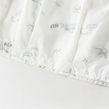 Dave&Bella Toddler Boys/Girls Summer White/Blue Cute Print Lightweight Sunscreen Jackets