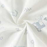 Dave&Bella Toddler Boys/Girls Summer White/Blue Cute Print Lightweight Sunscreen Jackets