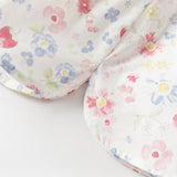 Dave&Bella Toddler Girls Summer Floral Print Doll Collar Breathable Cotton Casual Dress (Copy)-1