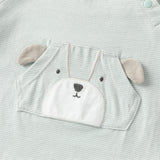 Dave&Bella Baby Boys Summer Orange/Grey Green Animal Soft Cotton Casual Rompers