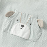Dave&Bella Baby Boys Summer Orange/Grey Green Animal Soft Cotton Casual Rompers