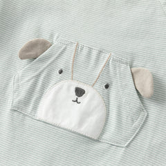 Dave&Bella Baby Boys Summer Orange/Grey Green Animal Soft Cotton Casual Rompers