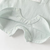 Dave&Bella Baby Boys Summer Orange/Grey Green Animal Soft Cotton Casual Rompers
