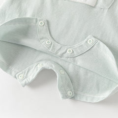 Dave&Bella Baby Boys Summer Orange/Grey Green Animal Soft Cotton Casual Rompers
