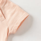 Dave&Bella Baby Boys Summer Orange/Grey Green Animal Soft Cotton Casual Rompers