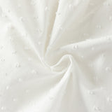 Dave&Bella Toddler Girls Summer Sweet White College-style Soft Cotton Shirts