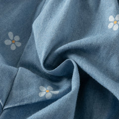 Dave&Bella Summer Toddler Girls Fashion Denim Blue Breathable Cotton Bubble Jeans Shorts