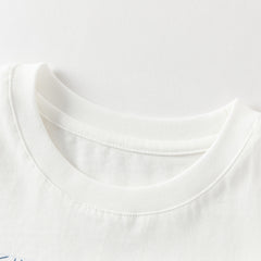 Dave&Bella Toddler Boys Summer White Chinese-style Breathable Cotton Outfit Sets