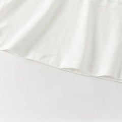 Dave&Bella Summer Toddler Boys White Round Collar Sleeveless Lightweight Tank Tops