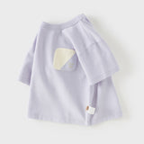 Dave&Bella Kids Boys/Girls Summer Versatile Multi-color Lightweight T-shirts