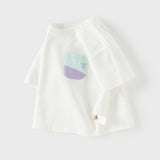 Dave&Bella Kids Boys/Girls Summer Versatile Multi-color Lightweight T-shirts