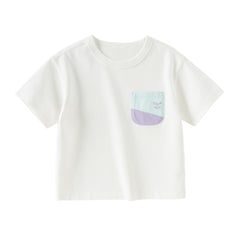 Dave&Bella Kids Boys/Girls Summer Versatile Multi-color Lightweight T-shirts