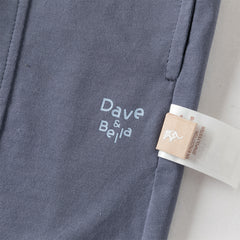 Dave&Bella Toddler Boys Summer Blue/Grey Comfortable Soft Straight-leg Pants
