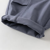 Dave&Bella Toddler Boys Summer Blue/Grey Comfortable Soft Straight-leg Pants
