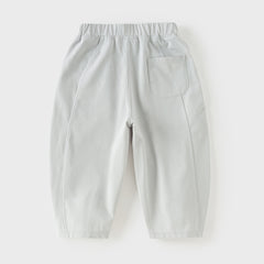 Dave&Bella Toddler Boys Summer Blue/Grey Comfortable Soft Straight-leg Pants