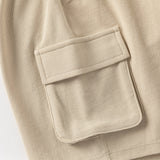 Dave&Bella Summer Toddler Boys Blue/Khaki Daily Comfortable Straight-leg Shorts