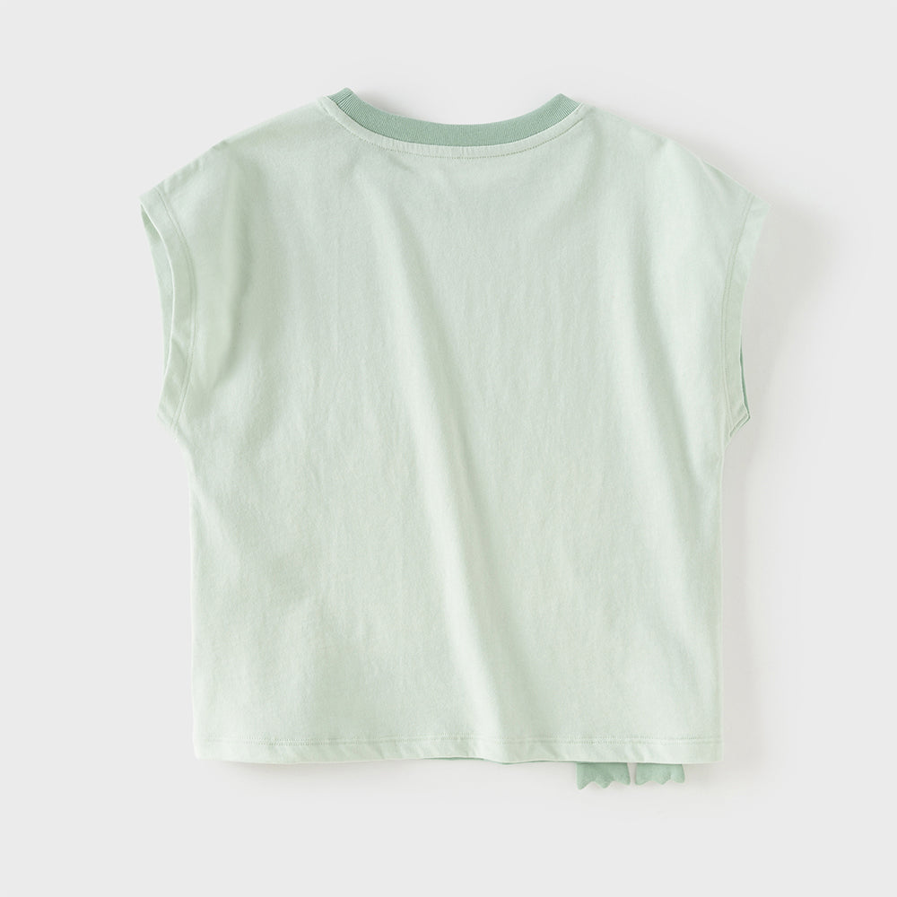 Dave&Bella Toddler Boys Summer Shark/Crocodile Print Breathable Soft Cotton Tank Tops
