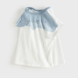 Dave&Bella Toddler Boys Summer Shark/Crocodile Print Breathable Soft Cotton Tank Tops