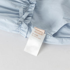 Dave&Bella Toddler Girls Summer Sweet Blue/Apricot Loose Soft Sunscreen Jogger Pants