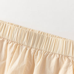 Dave&Bella Toddler Girls Summer Sweet Blue/Apricot Loose Soft Sunscreen Jogger Pants