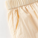 Dave&Bella Toddler Girls Summer Sweet Blue/Apricot Loose Soft Sunscreen Jogger Pants