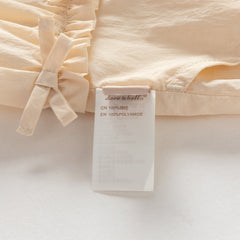 Dave&Bella Toddler Girls Summer Sweet Blue/Apricot Loose Soft Sunscreen Jogger Pants