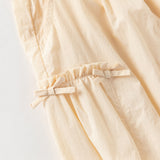 Dave&Bella Toddler Girls Summer Sweet Blue/Apricot Loose Soft Sunscreen Jogger Pants