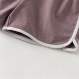 Dave&Bella Summer Toddler Boys Gray Desgin Print Comfortable Tank Top Shorts Sets