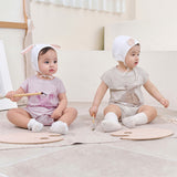 Dave&Bella Baby Girls/Boys Summer Cute Cartoon Print Lightweight Soft Rompers
