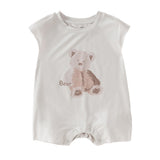 Dave&Bella Baby Girls/Boys Summer Cute Cartoon Print Lightweight Soft Rompers